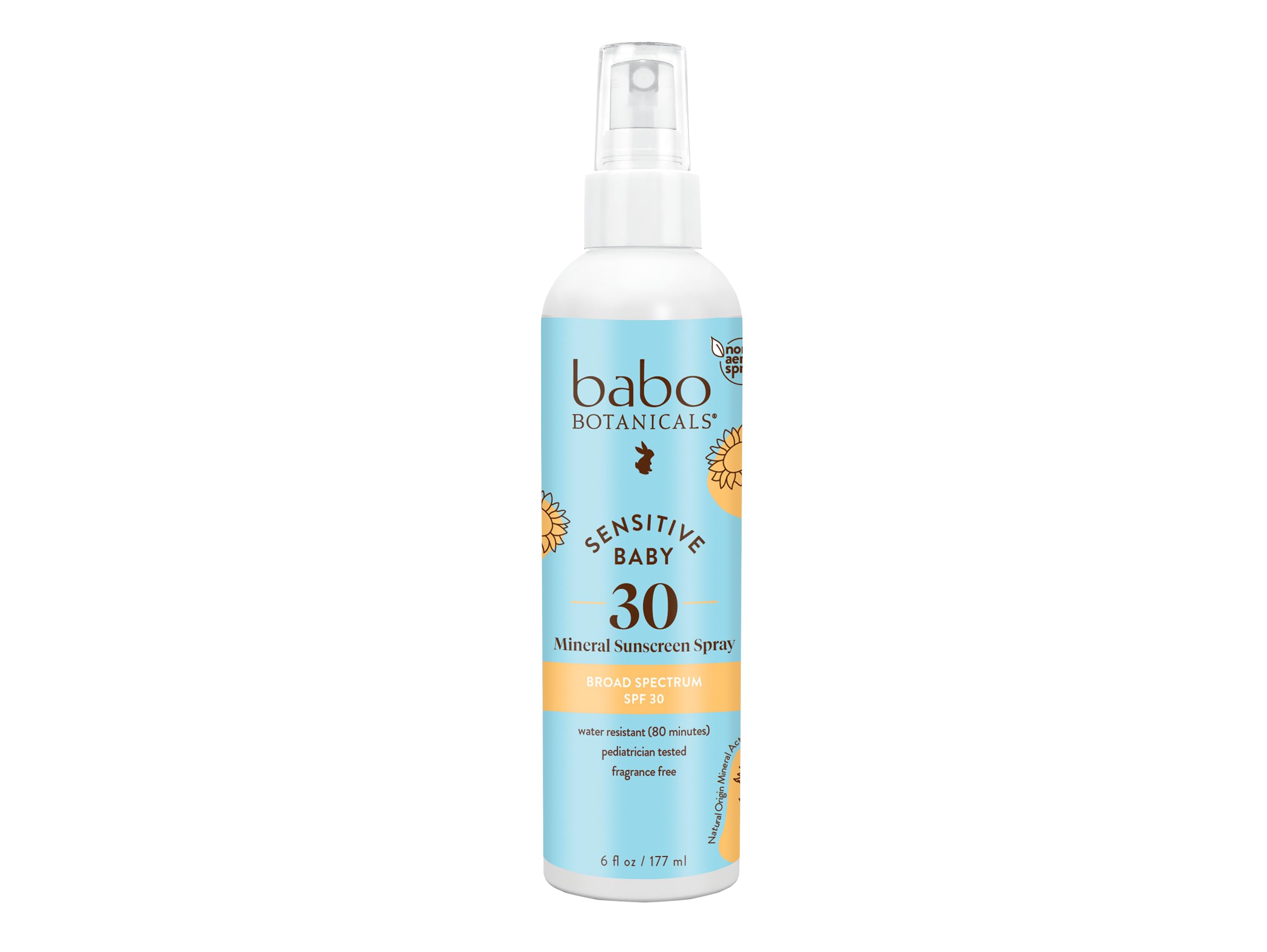 Babo Botanicals Sensitive Baby Mineral Sunscreen Spray SPF30