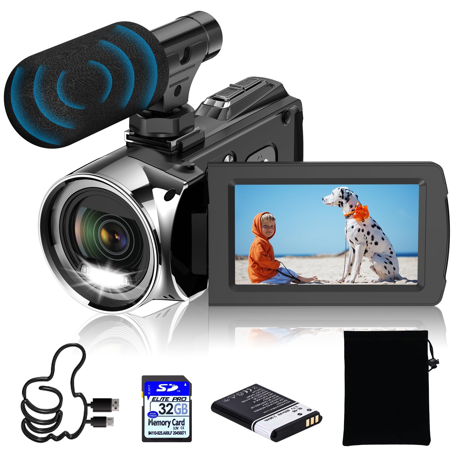 Weochi Video Camera Camcorder