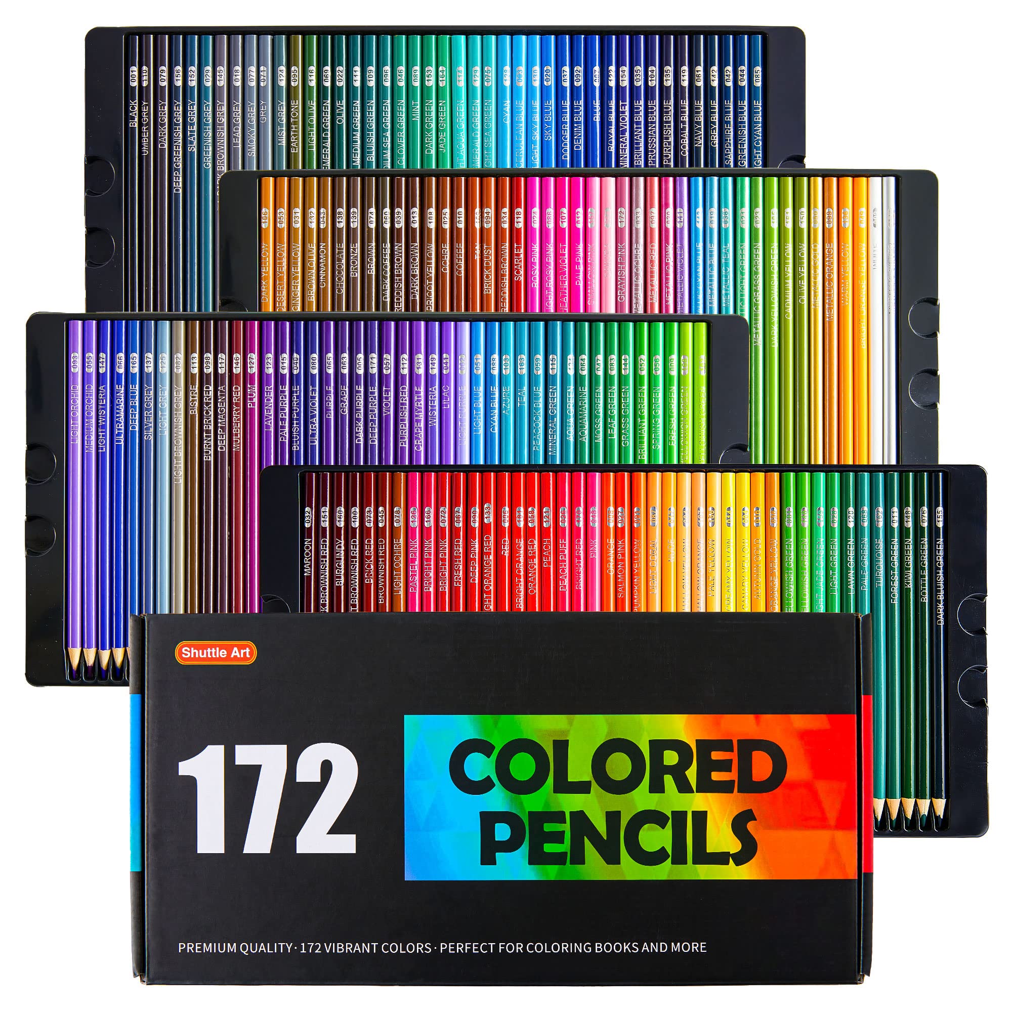 Shuttle Art 172 Colored Pencils