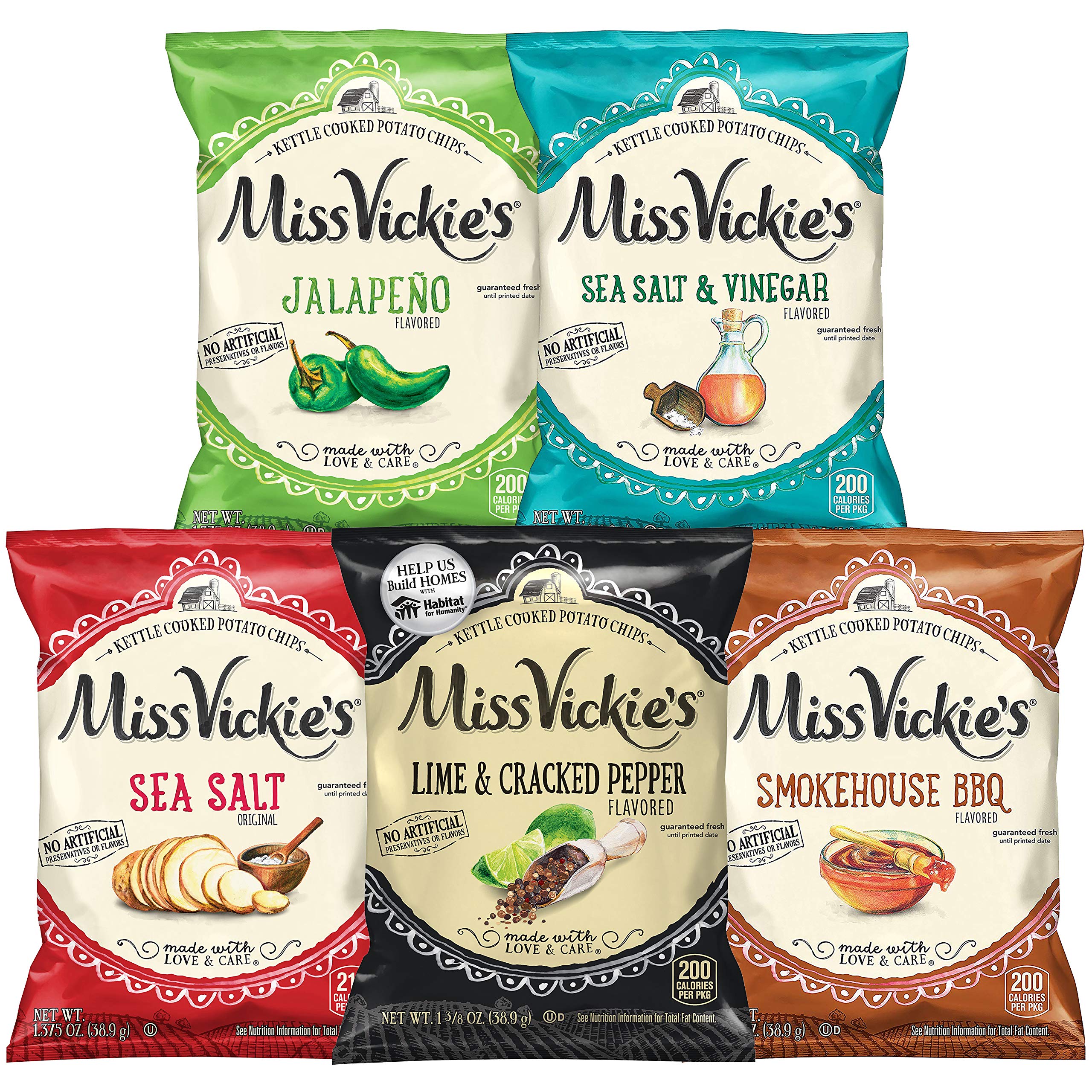 Miss Vickie's Kettle Cooked Potato Chip Variety Pack